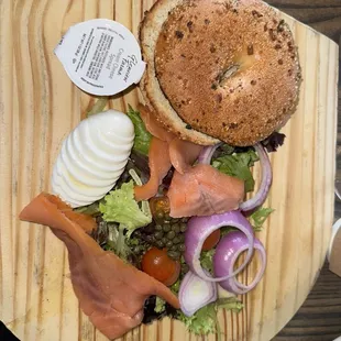Lox and bagel