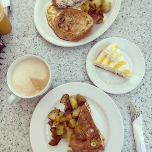Breakfast Quiche and Chicken  Fried Steak