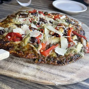 Veggie pizza $17.99
