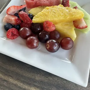 Fruit plate from Mother&apos;s Day buffet