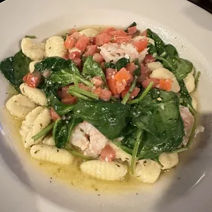 Shrimp gnocchi scampi