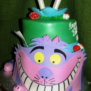 a close up of a cake