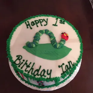 Another awesome cake from Bella cibo! Hungry caterpillar themed 1st birthday.