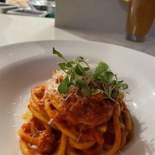 Buccatini All&apos;amatriciana