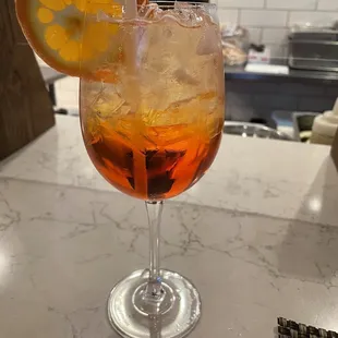 Strawberry Aperol Spritz