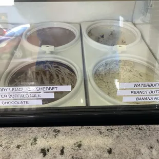 A few of the flavors and varieties