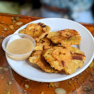 Fried Green Plantains