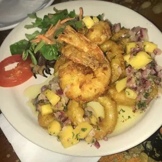 Fried Calamari and Coconut Shrimp