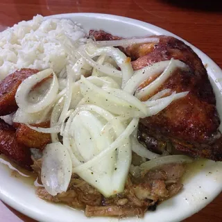 Combinacion de Pollo y Puerco