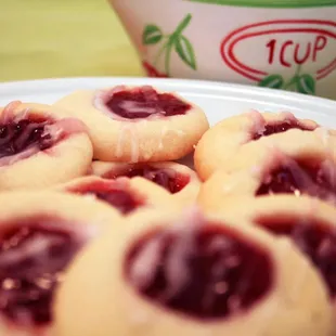 Cherry Almond Thumprints