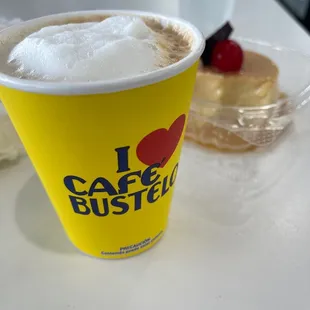 Nothing beats Cuban coffee with flan.
