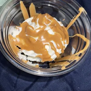 Peanut butter chocolate bombe