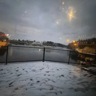 outside