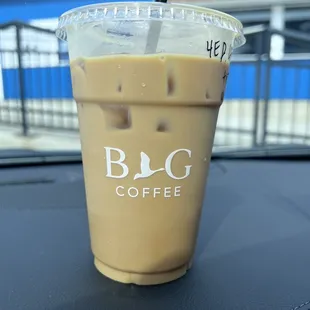 Iced lavender vanilla latte!