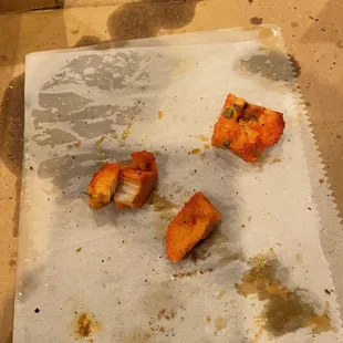 Ordered the paneer pizza from Grubhub, got chicken pizza. Soo disappointing. Not even remotely the same.