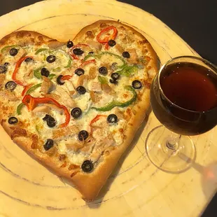 pizza, food