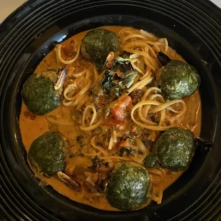 Stuffed Shrimp Linguine