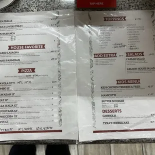 Menu (2/16/25)