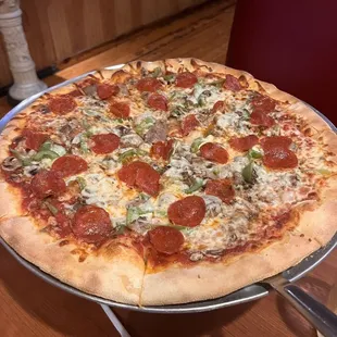 Super deluxe pizza - amazing!