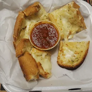 Cheesey garlic bread