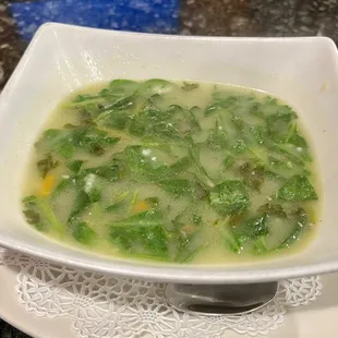 Italian Wedding soup - seemed fresh made to me!