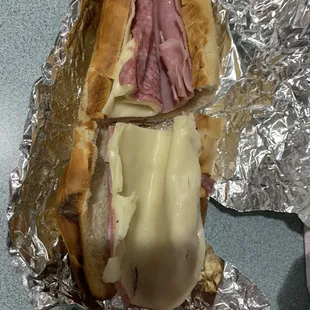 Their Italian cold cut. Raw, dry, and tasteless.