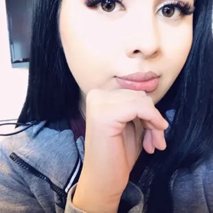 I love my lashes very dramatic and Megan always had mine looking fabulous and dramatic. Can never recommend her enough. You won't be sorry.