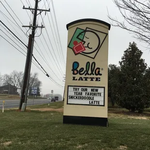 a sign for a restaurant