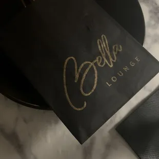 a close up of a menu