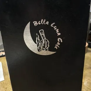 Cover of the drink menu