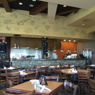 sushi and sashimi, interior