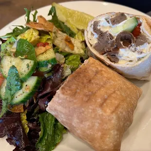 Gyro with Fattoush Salad