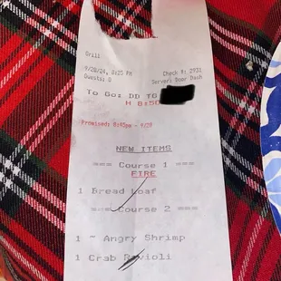 Receipt
