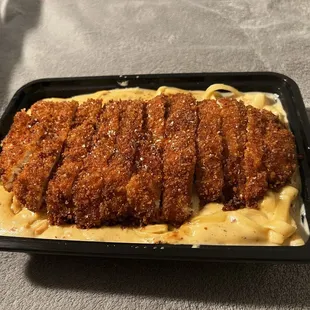 Spicy chicken Alfredo