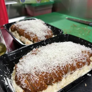 Crispy Chicken Alfredo