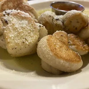 Garlic knots - forgot to take a picture before we devoured half