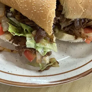 Cheese steak sub