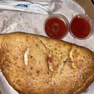 Cheese calzone