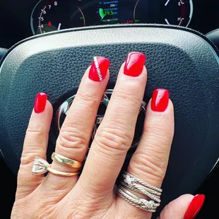 Acrylic nails for the holidays