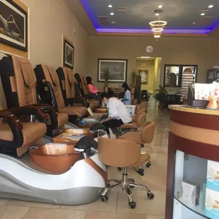 Pedicure area