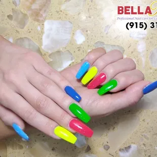 Manicure design at  Bella NailSpa - Nails salon in El Paso Texas 79928