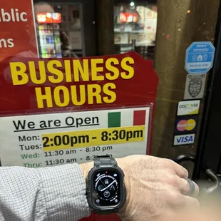 Not a sole in sight.