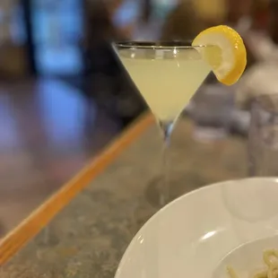 Lemon drop martini