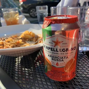 San Pellegrino on the patio