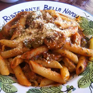 Penne Sausage &amp; Peppers