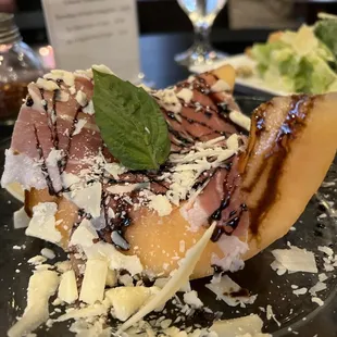 Cantelope Prosciutto app - good!