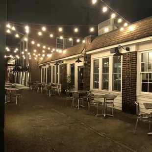 Cute outdoor seating