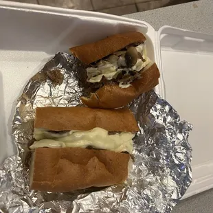 8'' Cheese Steak Sub