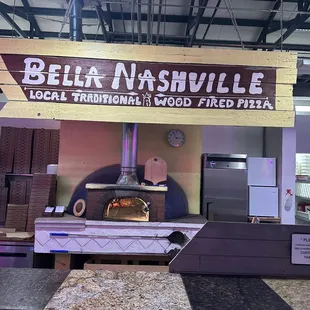 a wood fired pizza oven