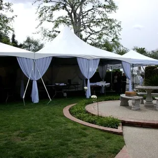 Drapes on our tents